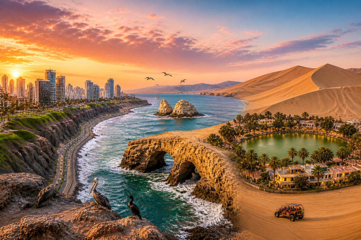 Lima + Paracas + Huacachina LT